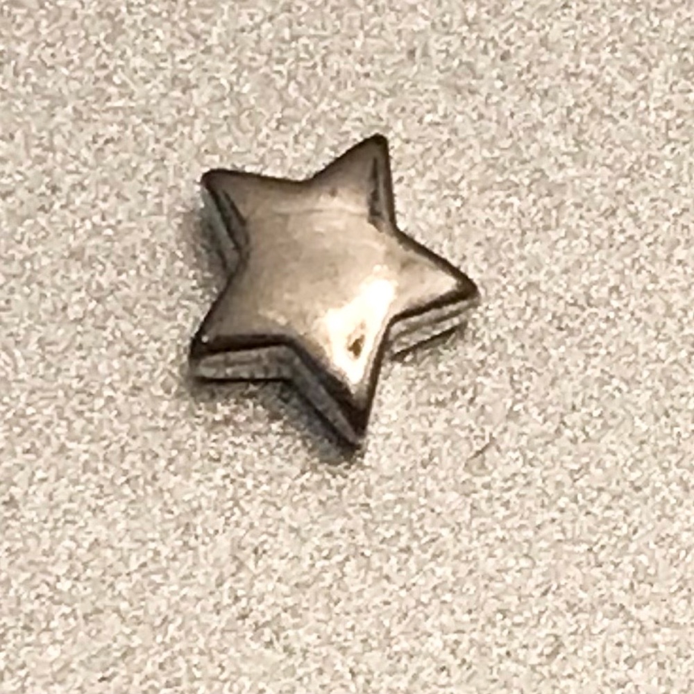 Silver Origami Owl Star charm